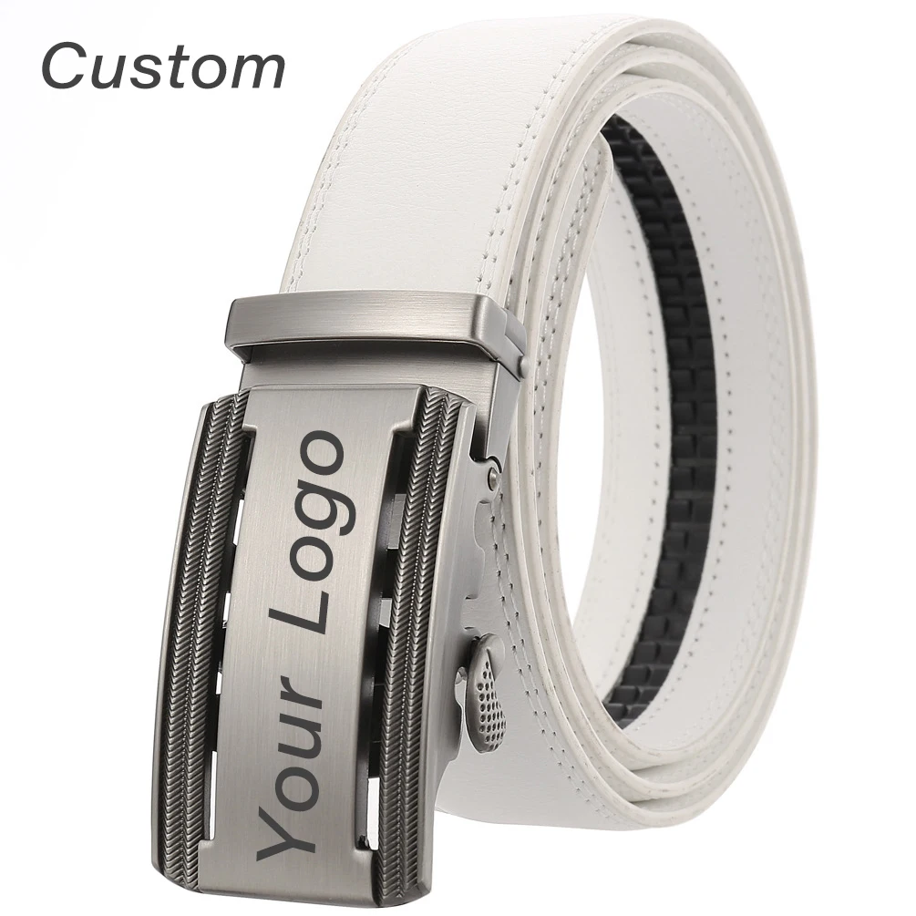 Ceinture cuir blanche boucle automatique 1 H0ca38bcaa37f43d5af57474ef7f2da78o