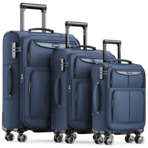Ensemble bagages 3 pieces avec serrure TSA