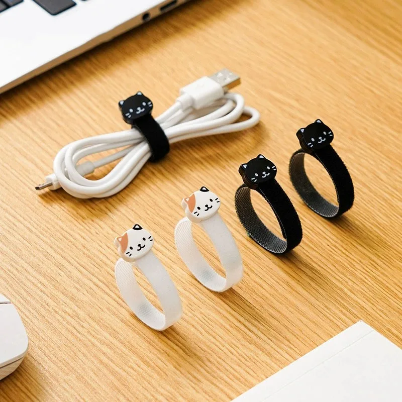 Organisateur cables chat mignon lot 4 2 S0844c56f1df0419badfe37bb35b1b21eB