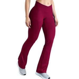 Legging sport push-up taille croisee
