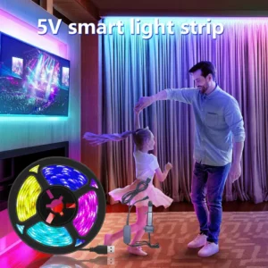 Bande LED TV 2.5m avec telecommande