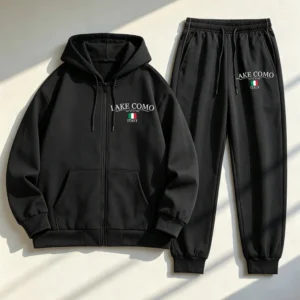 Ensemble sweat capuche et jogging polaire Italie