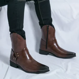 Mocassins cuir luxe homme