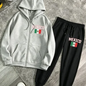 Ensemble sweat capuche et jogging polaire Mexique