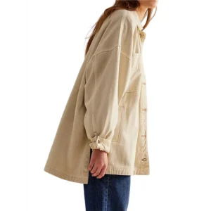 Veste jean style petit-ami oversize