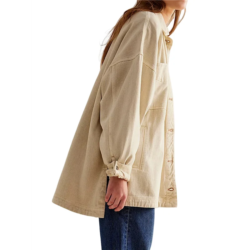 Veste jean style petit-ami oversize 3 Veste jean style petit-ami oversize