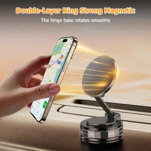 Support téléphone ventouse pliable pour voiture