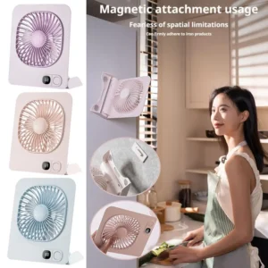 Mini ventilateur bureau magnetique