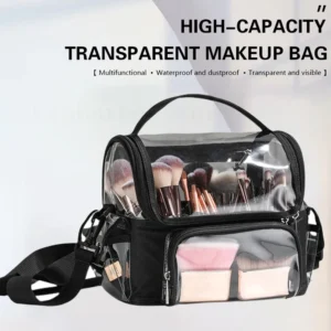 Trousse cosmetique transparente etanche