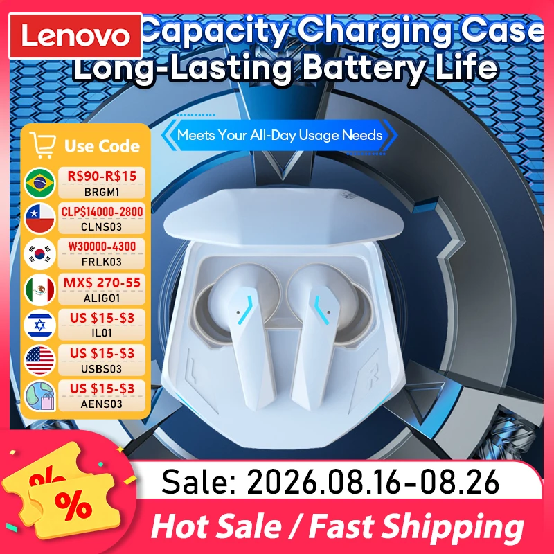 Ecouteurs sans fil Lenovo GM2 Pro HIFI faible latence 2 Sc475c4a0cd2343ae9a2dbef6dff6c3a6F
