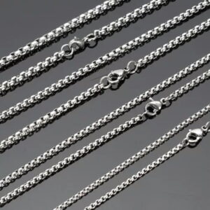 Collier femme acier inoxydable a maillons